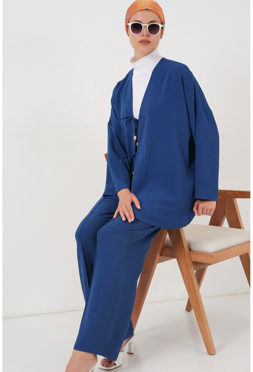 Kadın Ayrobin Kimono Pantolon İkili Takım 6739