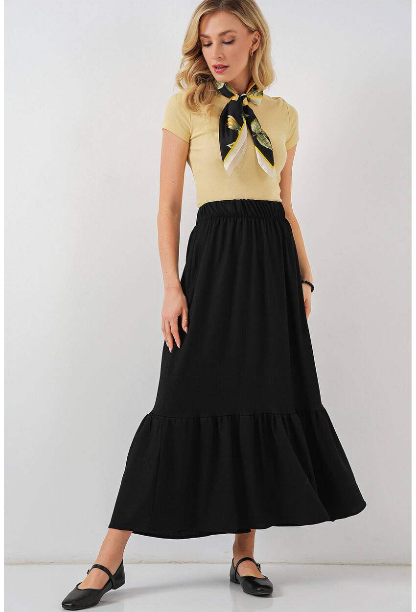 1886 Long Knit Skirt