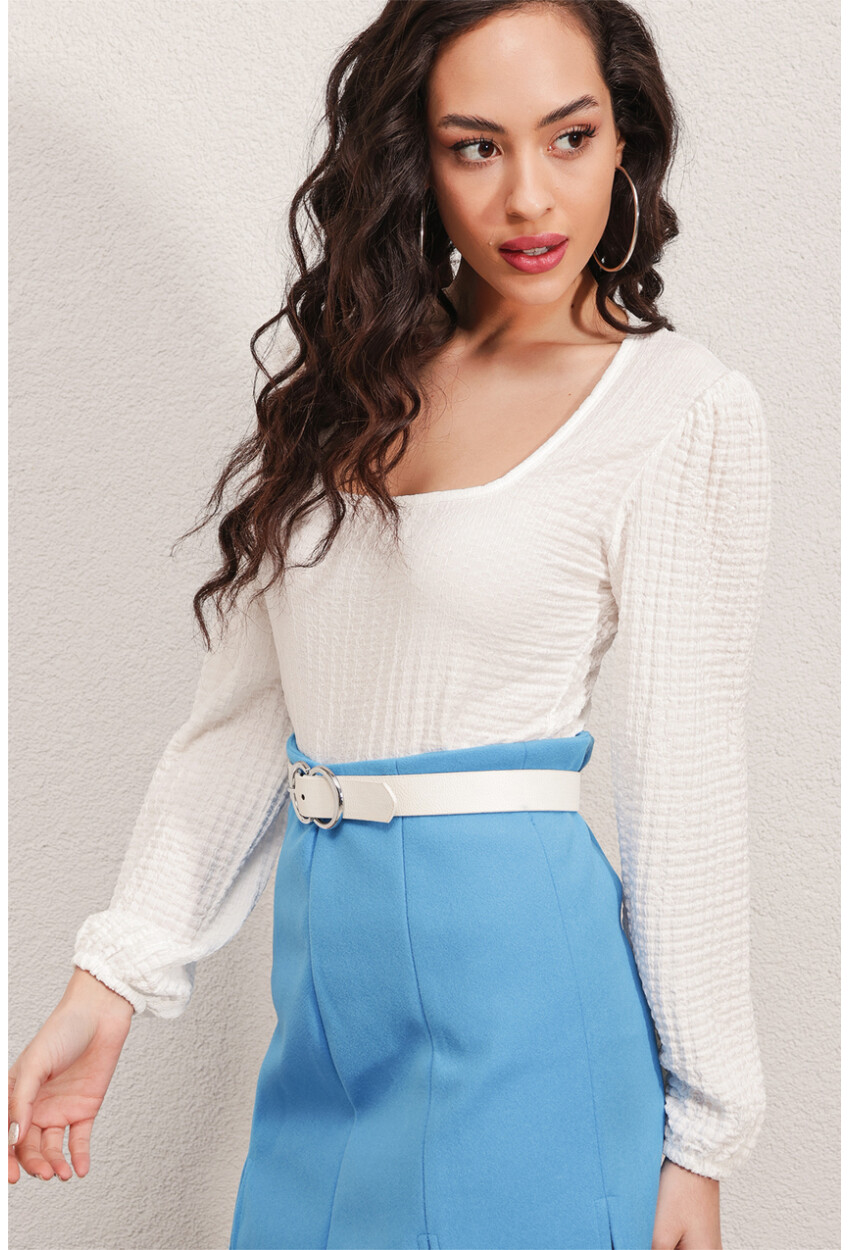 0442 Long Sleeve Blouse