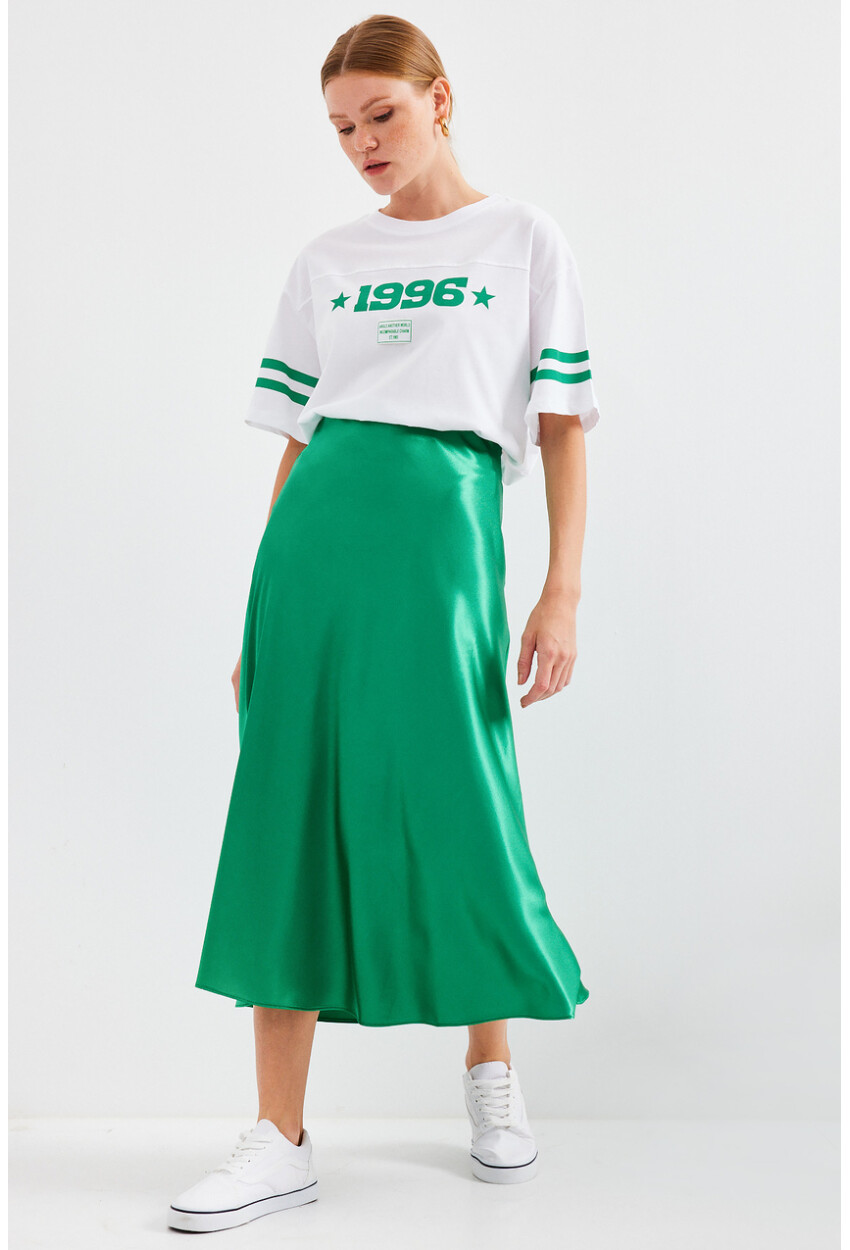 15806 Satin Skirt