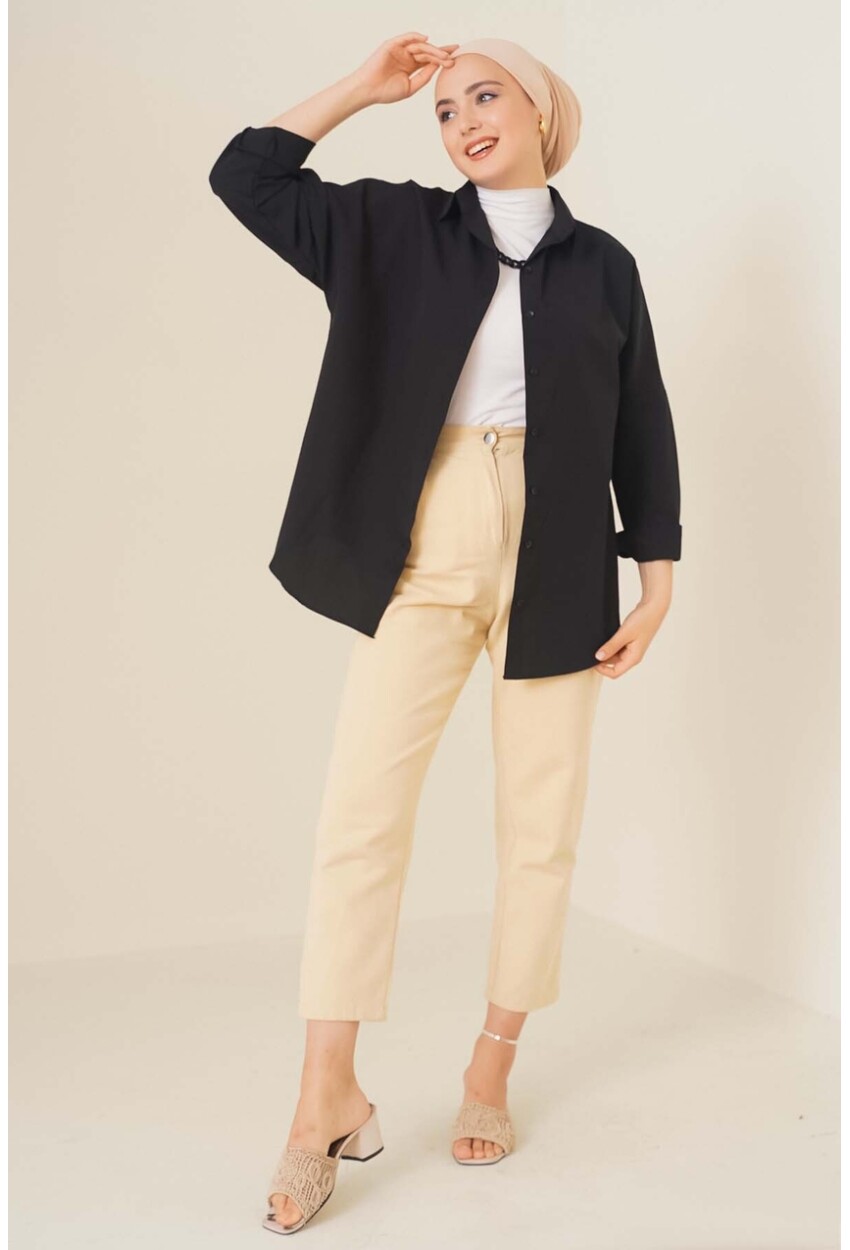 103901 Oversized Basic Hijab Shirt
