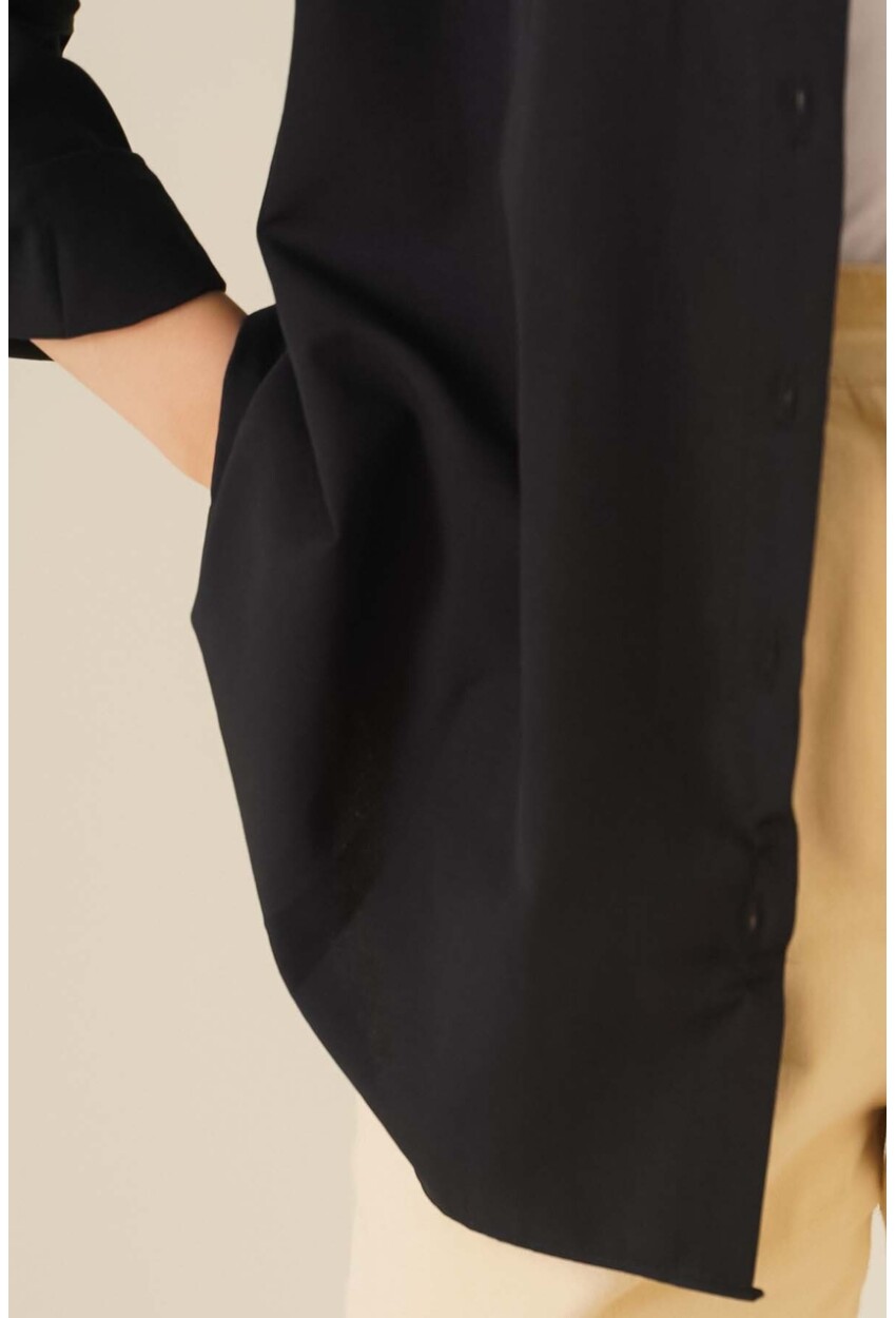 103901 Oversized Basic Hijab Shirt