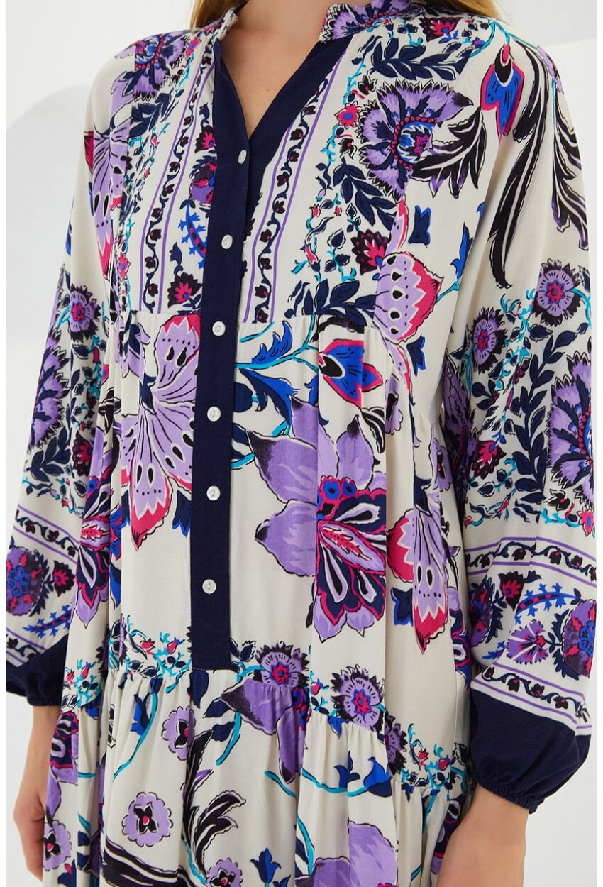 2423 Authentic Patterned Dress