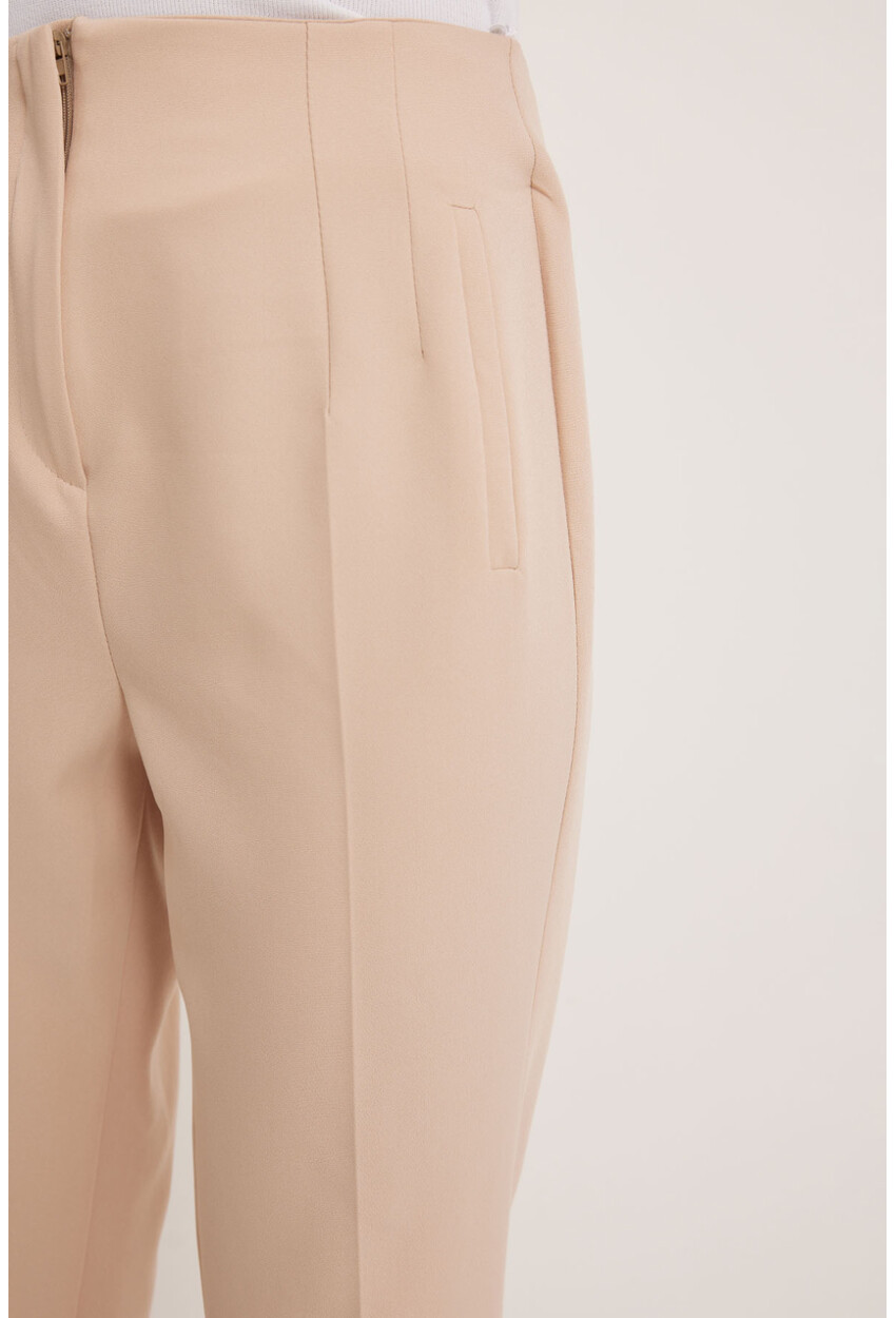 6650 High-Waist Fabric Pants