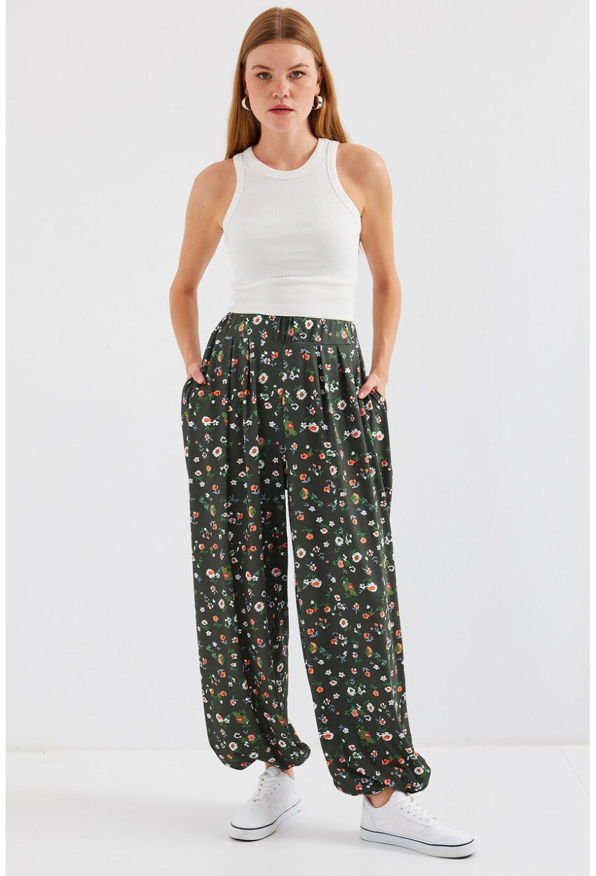 6665 Patterned Shalwar Pants