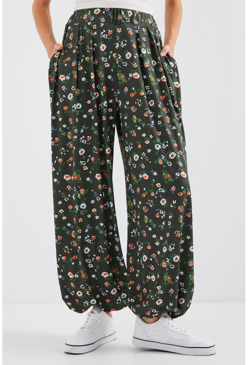 6665 Patterned Shalwar Pants