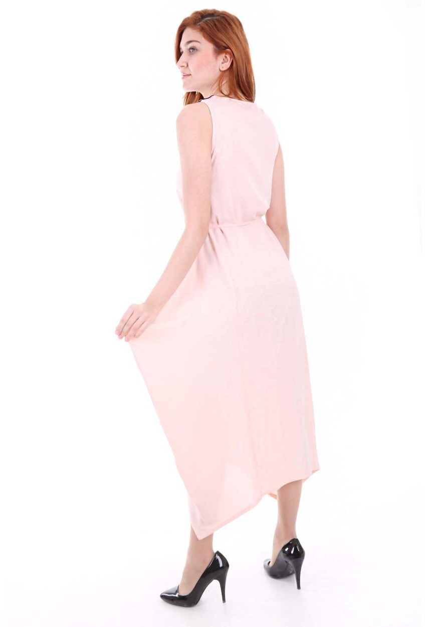 1512 Dress With Embroidered Front