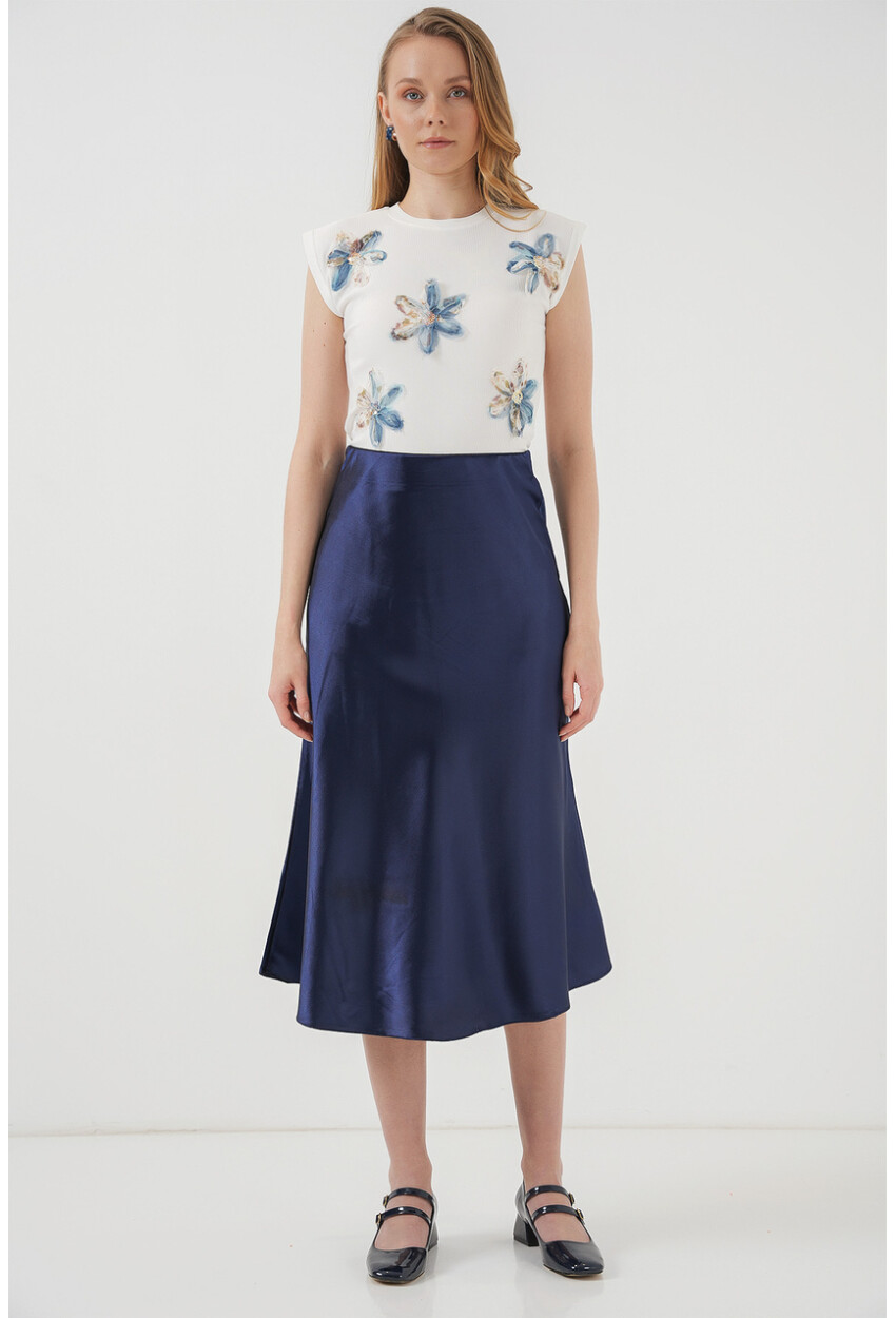 15806 Satin Skirt