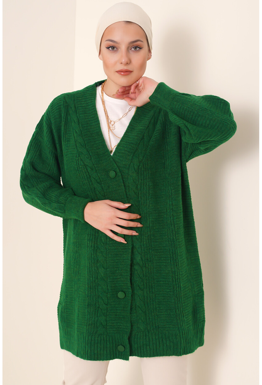 15768 Hijab Knit Cardigan