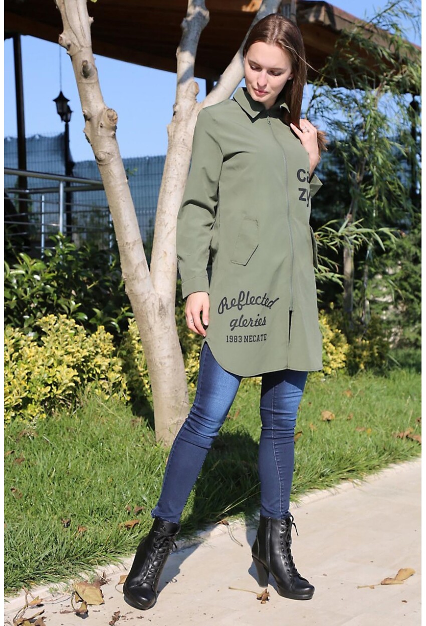 5580 Fermuarlı Tunik