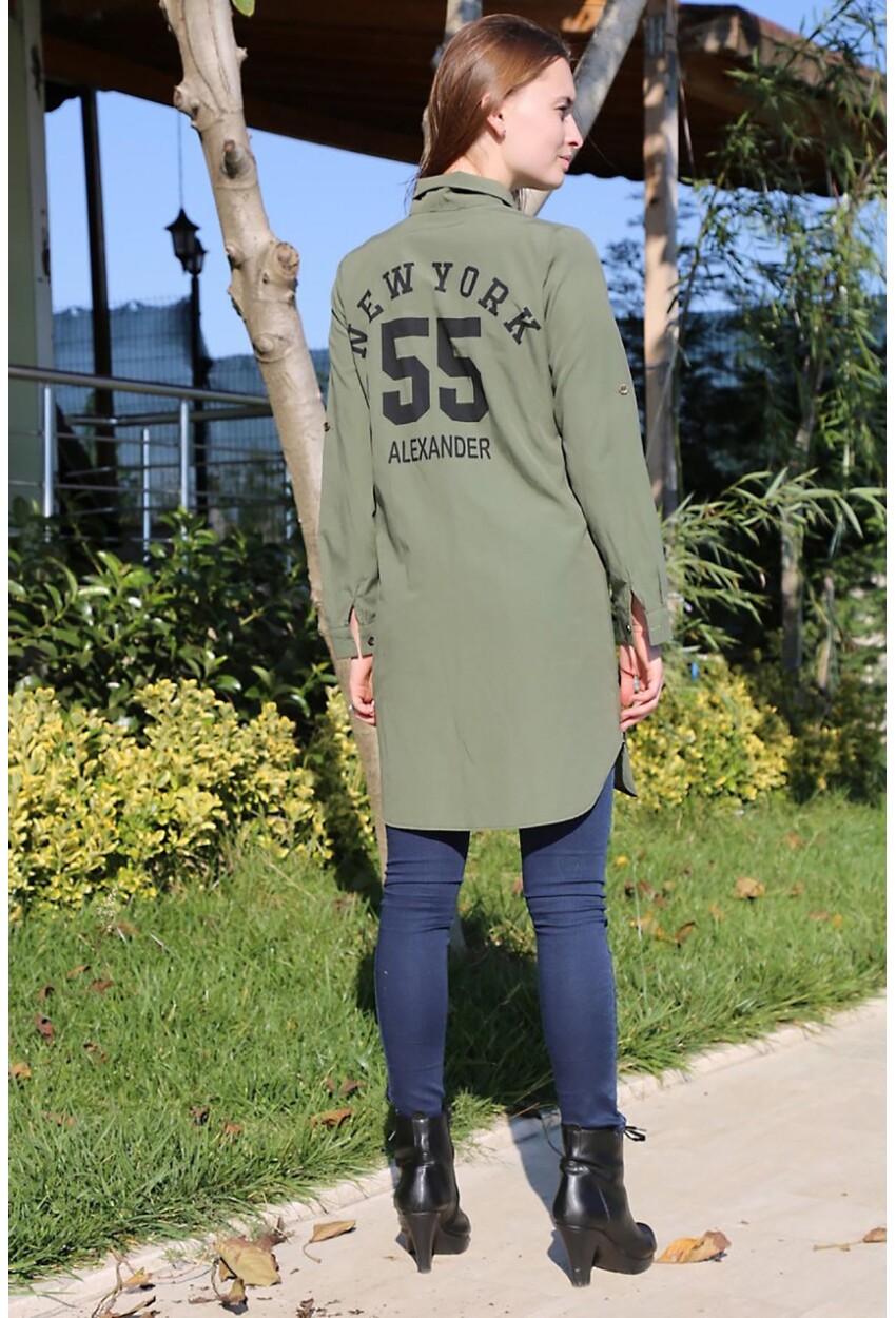 5580 Fermuarlı Tunik
