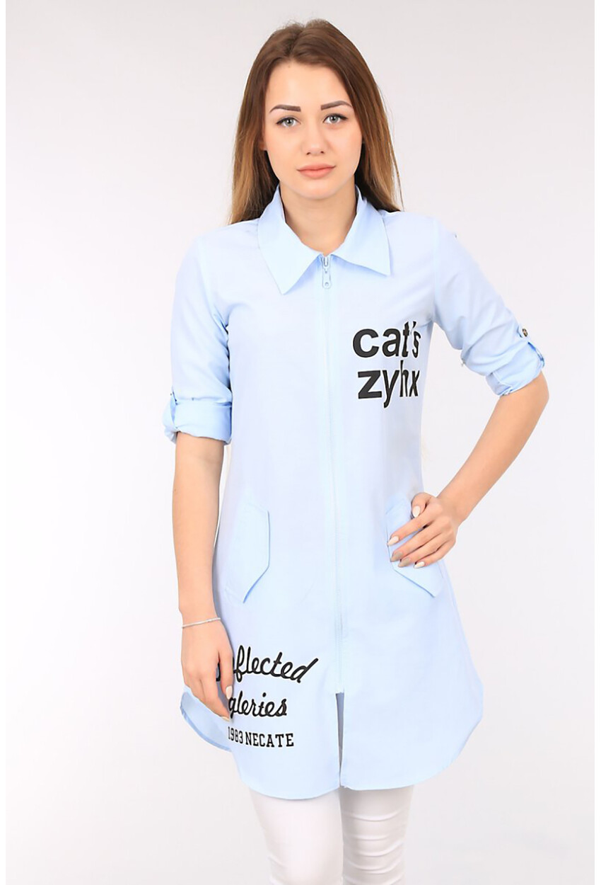 5580 Fermuarlı Tunik