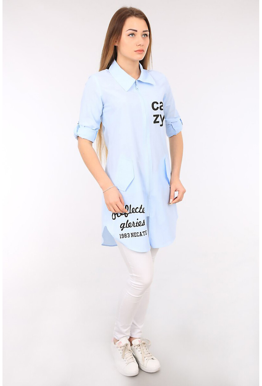 5580 Fermuarlı Tunik