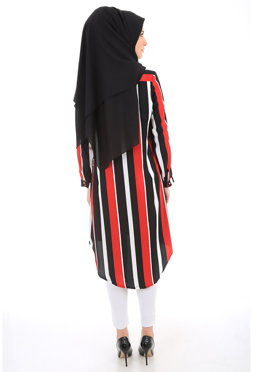 5607 Hakim Yaka Tesettür Tunik
