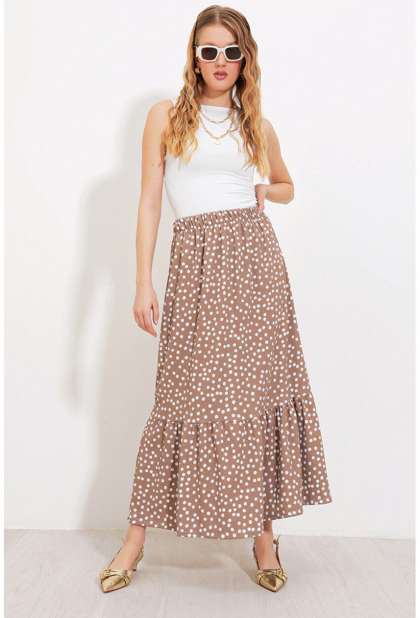 1886 Long Knit Skirt