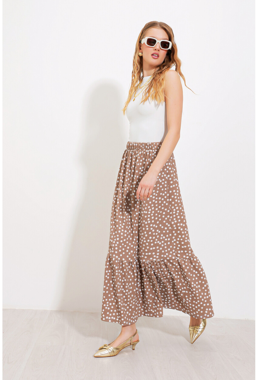 1886 Long Knit Skirt