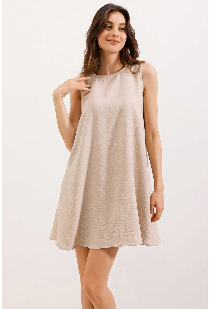 2444 Mini Linen Dress