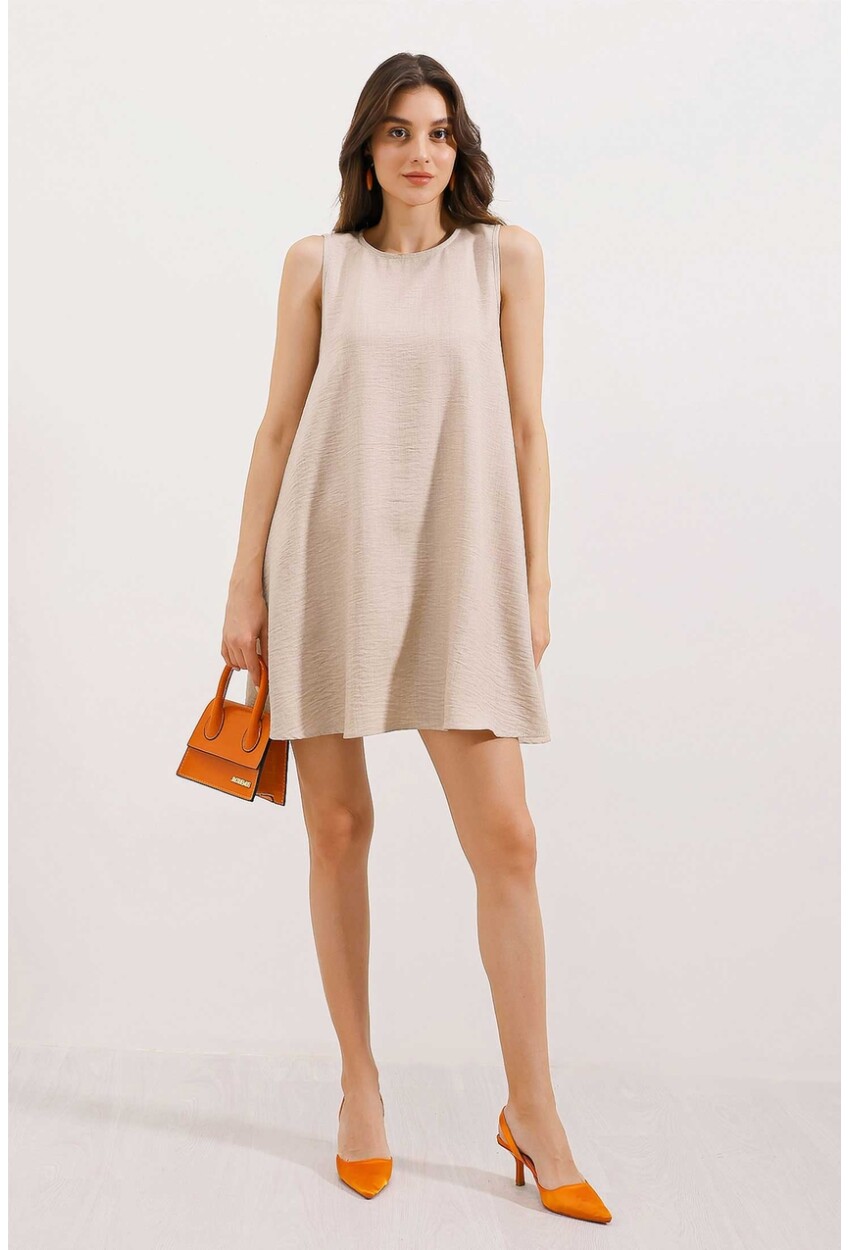 2444 Mini Linen Dress