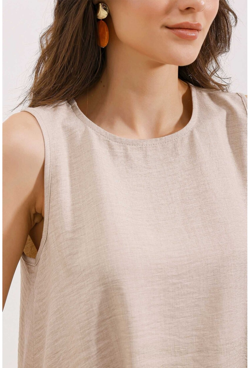 2444 Mini Linen Dress