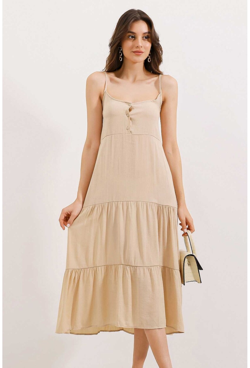 2403 Strappy Midi Dress