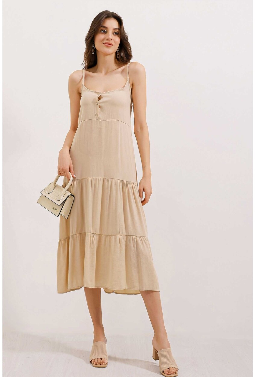 2403 Strappy Midi Dress