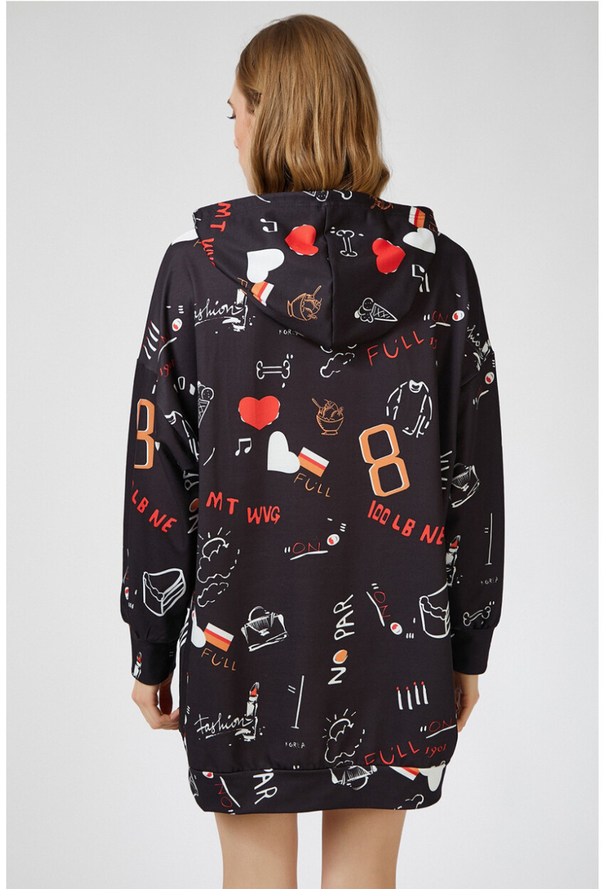 4289 Kapüşonlu Oversize Sweatshirt