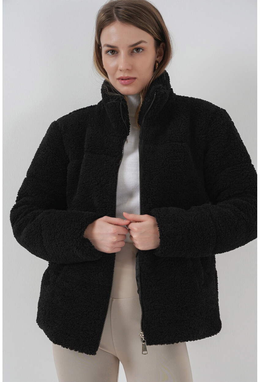 5178 Astarlı Peluş Mont