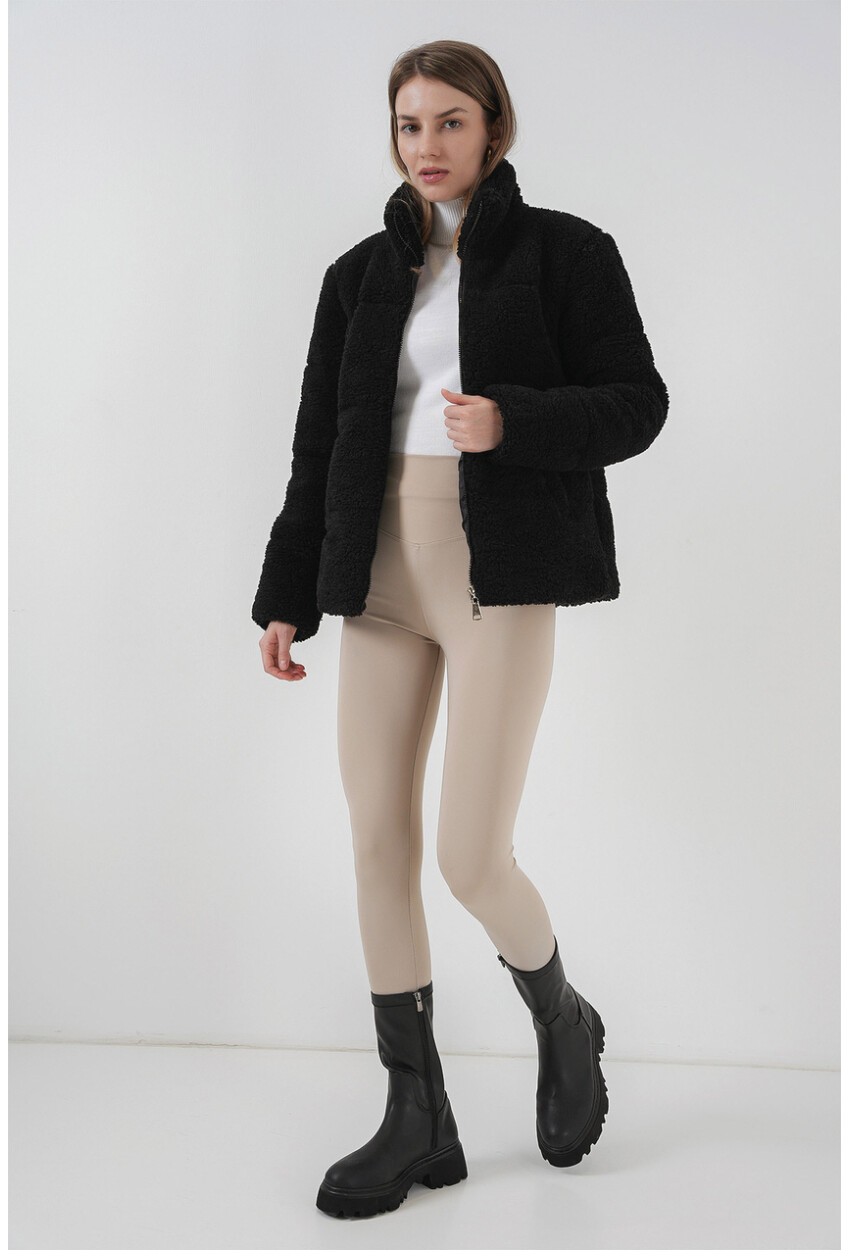 5178 Astarlı Peluş Mont