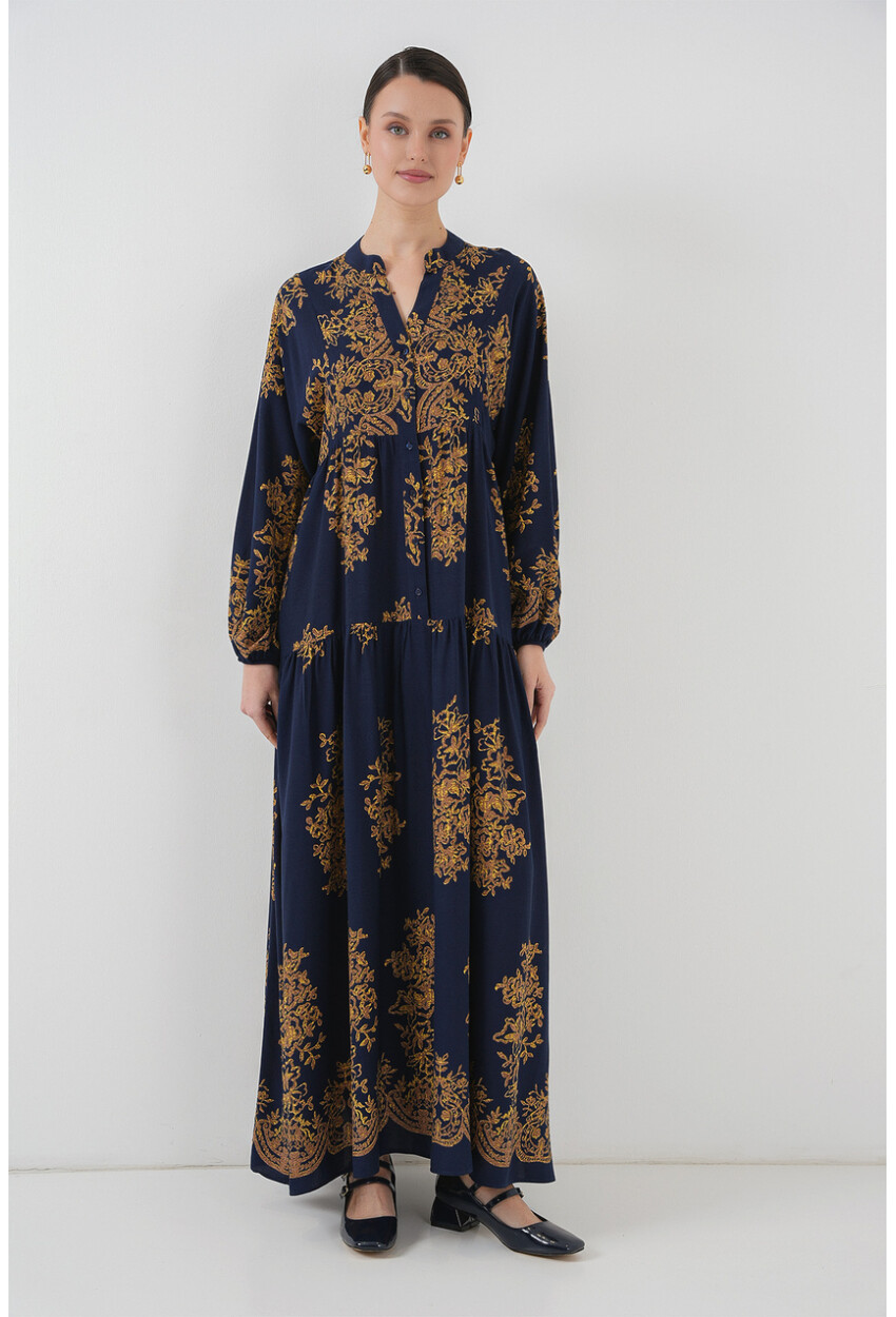 2423 Authentic Patterned Dress