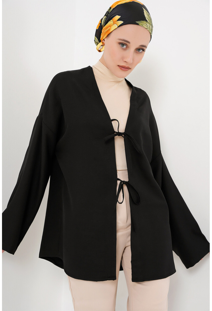 Keten Tesettür Kimono 5968
