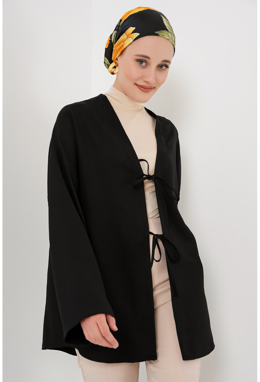 Keten Tesettür Kimono 5968