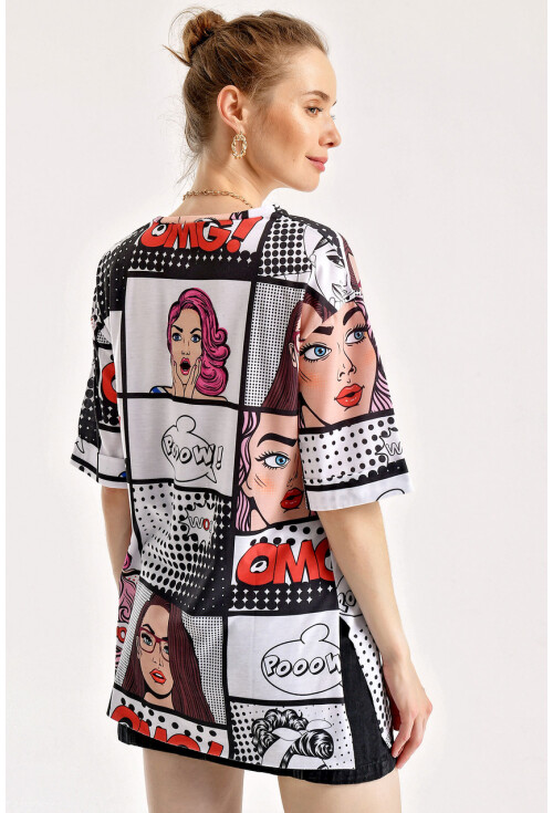 0386 GRAFİK DESENLİ TSHİRT