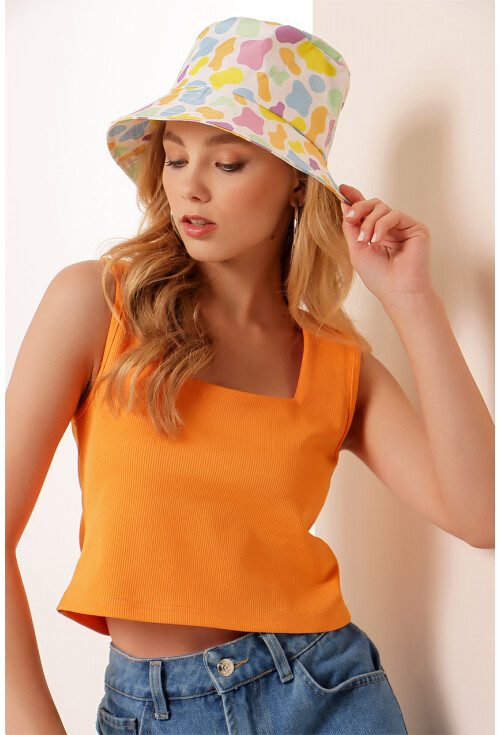 0435 Fitilli Crop Bluz