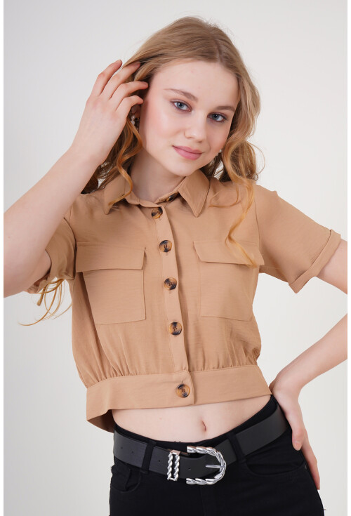 0663 Crop Ceket