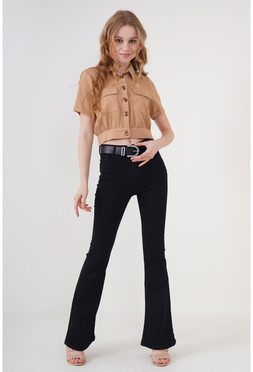 0663 Crop Ceket
