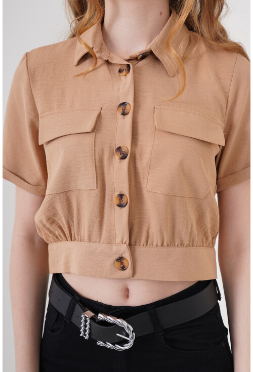 0663 Crop Ceket
