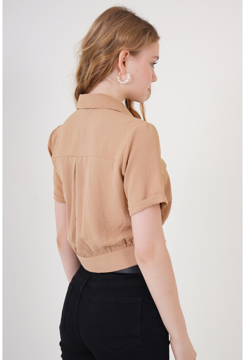0663 Crop Ceket