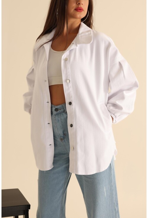 0684 Oversize Gabardin Ceket