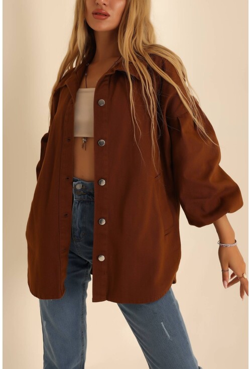 0684 Oversize Gabardin Ceket