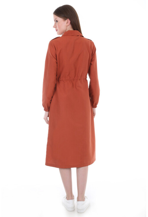 10226 BEL İP BAĞLAMA DÜĞMELİ TRENHCOAT