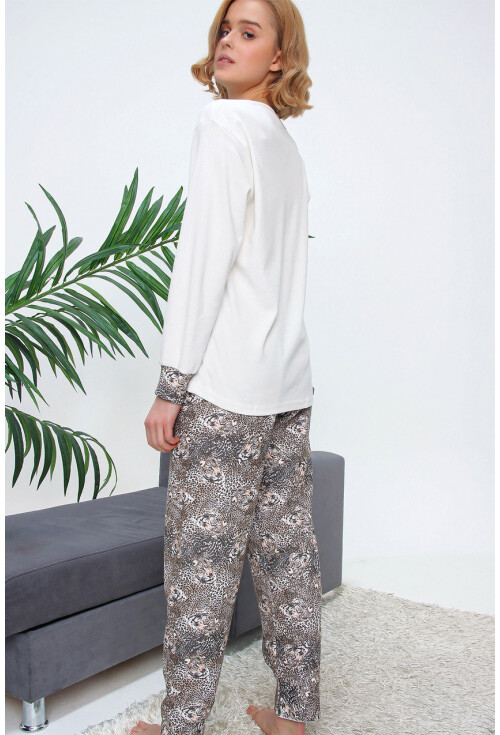 10309 Desenli Pijama Takımı