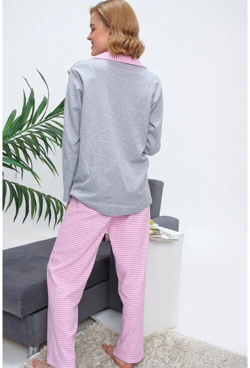 10309 Desenli Pijama Takımı