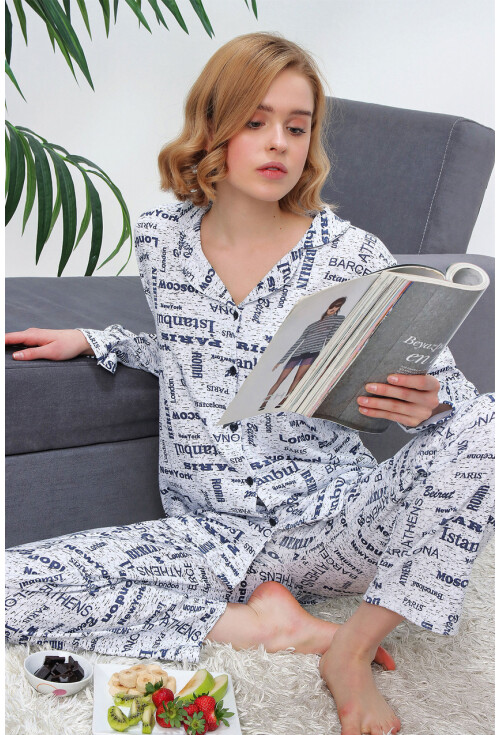 10309 Desenli Pijama Takımı