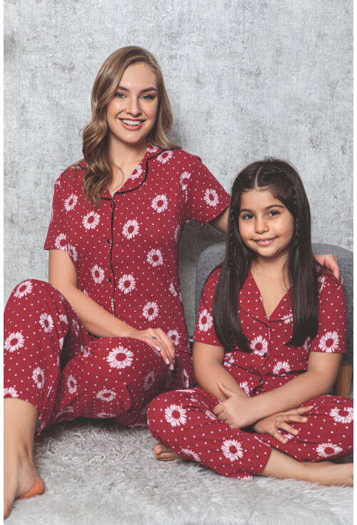 10310 Anne Kız Pijama Takımı