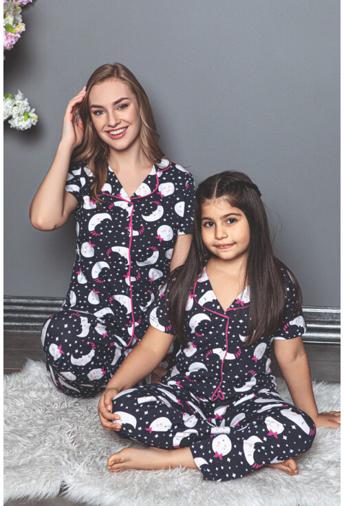 10310 Anne Kız Pijama Takımı