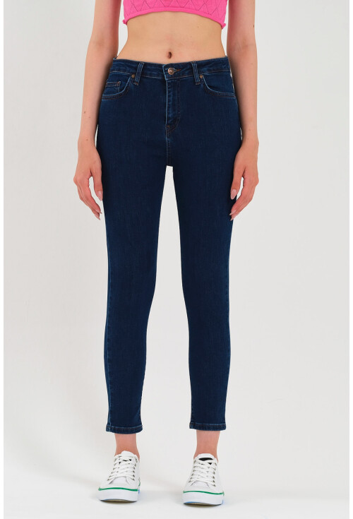 10410 Yüksek Bel Kot Pantolon