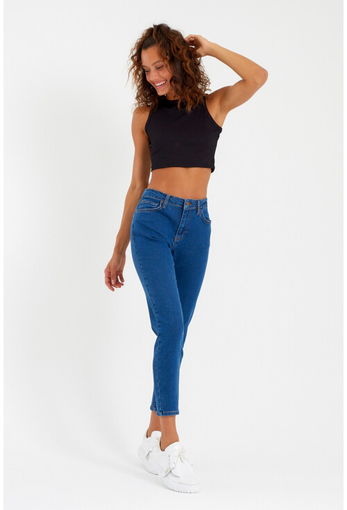 10410 Yüksek Bel Kot Pantolon