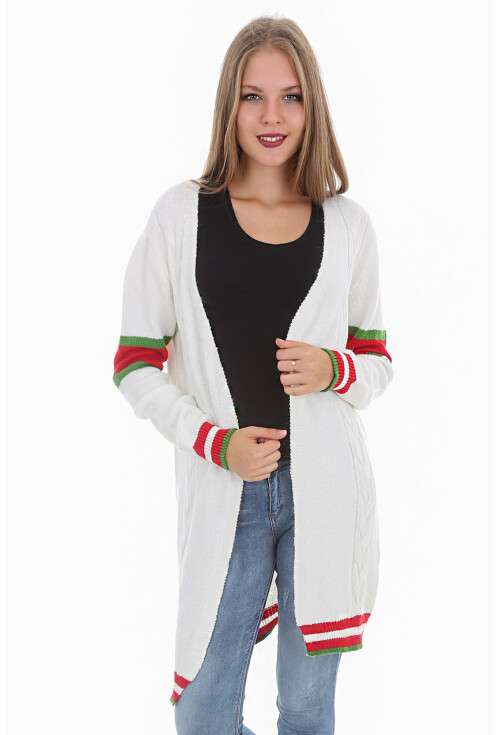 15265 V YAKA UZUN TRİKO HIRKA