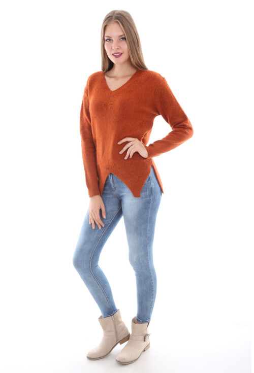 15286 V YAKA TRİKO KAZAK