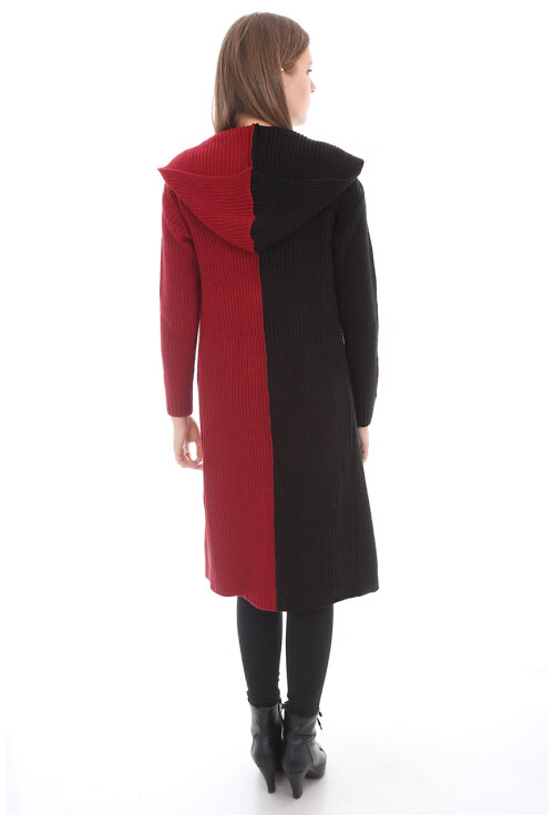 15294 İKİ RENK TRİKO HIRKA
